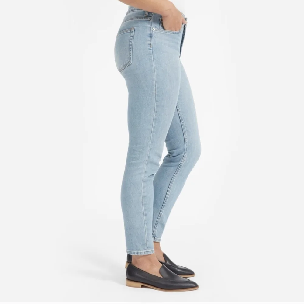 Everlane | light wash skinny ankle jeans - Picture 2 of 9